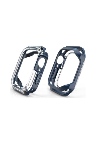 iOS Uyumlu Watch 7 45Mm Zore iOS Uyumlu Watch Gard 08 Sert Pc + Silikon Koruyucu (543124736)