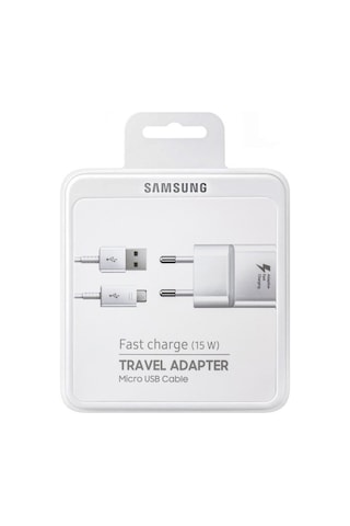 Samsung EP-TA20 Micro USB Uyumlu Hızlı Şarj Aleti Beyaz