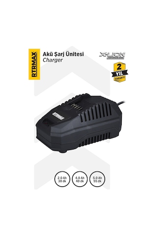 RTRMAX RTX1809 Akü Hızlı Şarj Cihazı/Ünitesi 18V 4.5 A X-Lion