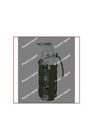 Fortunelane Yeşil Askeri Kettle Çantası - Dış Mekan Dağcılık Erişimcisi, Çok Amaçlı Su Kardehi Çantası Omuz Kayışıyla Yeşil Yeşil