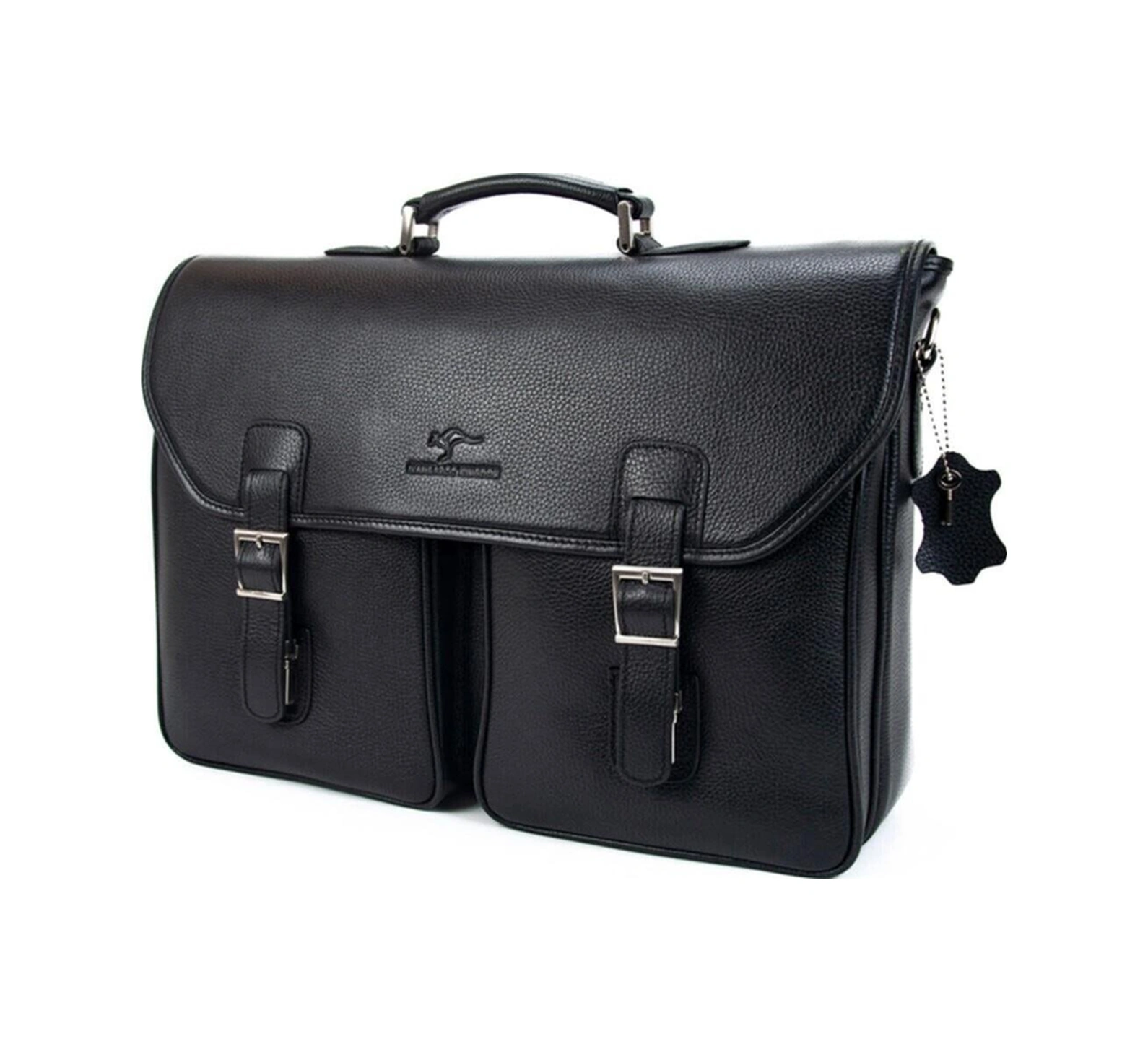 Laptop & Evrak Çantası Hakiki Dana Deri Siyah Erkek Büyük Boy 9928-s-115608 Siyah