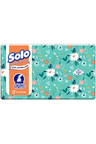 Solo Çek Al Mendil Desenli 150 Li X 2 Paket