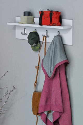 Asela Raflı Antre Duvar Askılığı Anahtarlık