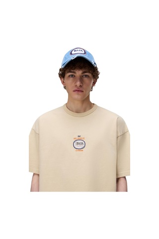 P0a4g3sn3d1-r Napapijri S-krous Ss Erkek T-shirt Bej P0a4g3sn3d1-r Bej