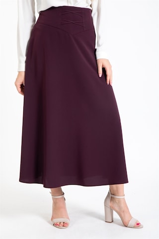 Kloş Etek Mürdüm-mürdüm Mürdüm