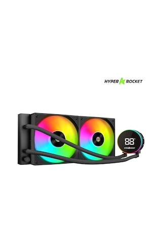 Hyper Rocket 240mm Argb Wl240yn 240 Siyah Sıcaklık Göstergeli I Şlemci Sıvı Soğutucu Hyper Rocket 240mm Argb Wl240yn 240 Siyah Sıcaklık Göstergeli I Şlemci Sıvı Soğutucu