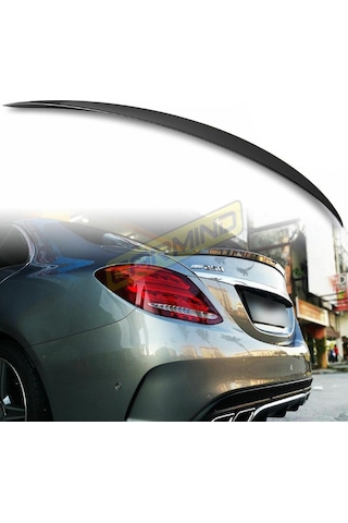 Mercedes C Serisi W205 Bagaj Üstü Piano Black Spoiler