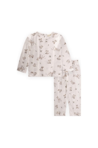Pijama Takım 1-5 Yaş Ekru Ekru