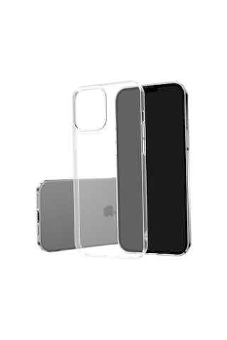 Apple Uyumlu iPhone 13 Pro Kılıf Ince Pc Full Şeffaf Sararmaz Renksiz