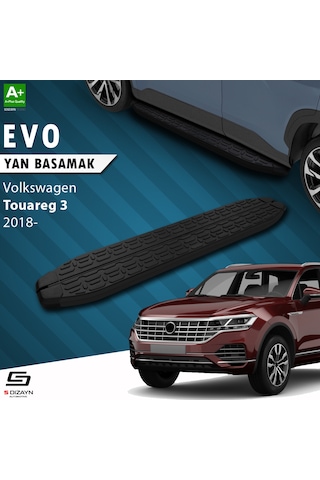 S-dizayn Vw Touareg 3 Evo Siyah Yan Basamak 193 Cm 2018 Üzeri