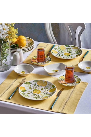 Neva N3185 Limotto 26 Prç Kahvaltı Takımı Sarı