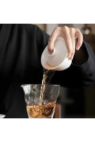 Novahub Kar Beyaz Porselen Çay Seti - Lüks Beyaz Çay Keyfi Beyaz