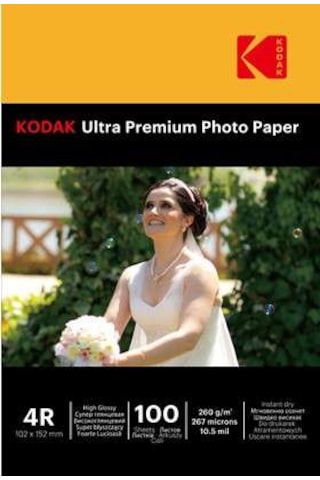 Kodak Ultra Premium Parlak 10X15 260Gr/M² Inkjet Fotoğraf Kağıdı