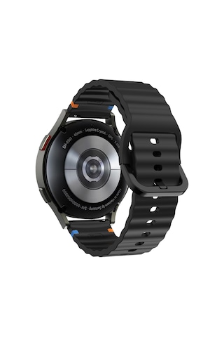 Huawei Watch Gt5 Pro 46mm İle Uyumlu Dalga Desenli Tokalı Yumusaş Soft Silikon Kordon