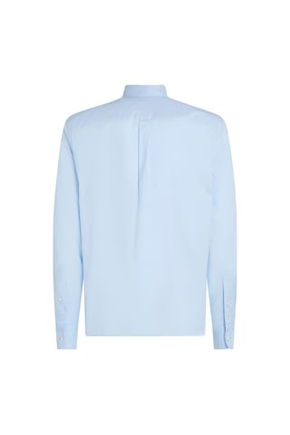 Erkek Th Logolu Rahat Gömlek - Mavi Sweet Blue