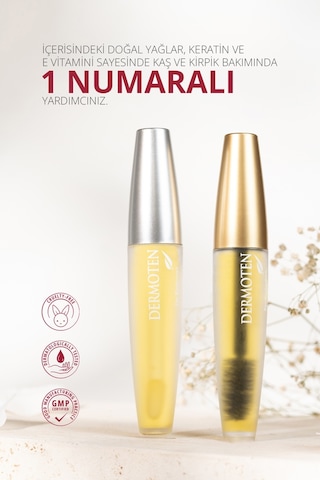 Dermoten Kaş & Kirpik Bakım Yağı 20 ML