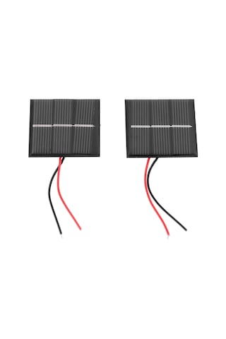 Dianziye 2 Adet 43x55mm Polikristal Güneş Paneli - 0.4w 1.5v, Yüksek Dönüşüm Oranı, Düşük Işık Performansı, Dıy Oyuncaklar Ve Elektrikli Aletler İçin
