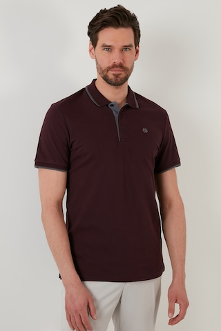 Buratti Pamuklu Slim Fit Şerit Detaylı Düğmeli Polo Yaka 5'Li Paket Erkek T Shirt 5902118S5 Siyah-Antrasit-Hakisarı-Vişne-Beyaz