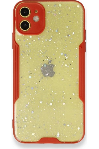 Nettech Apple Uyumlu iPhone 11 Platin Simli Arka Koruma Kılıf
