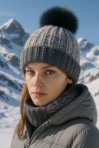 Ponpon Detay Kadın Bere Rkş-1142 Antrasit Antrasit