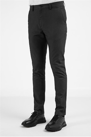 İmza Siyah Yan Cep Düz Paça Pamuklu Slim Fit Chino Casual Pantolon 1003255164 Siyah