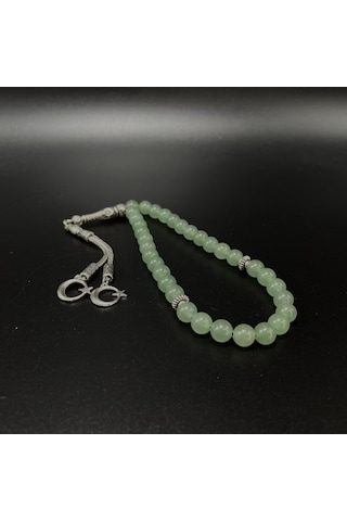 Sertifikalı Aventurin 8mm 33lük Doğal Taş Tesbih