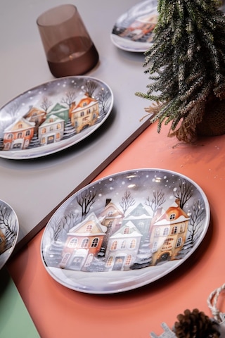 Kütahya Porselen Magicland 6 Kişilik Pasta Takımı