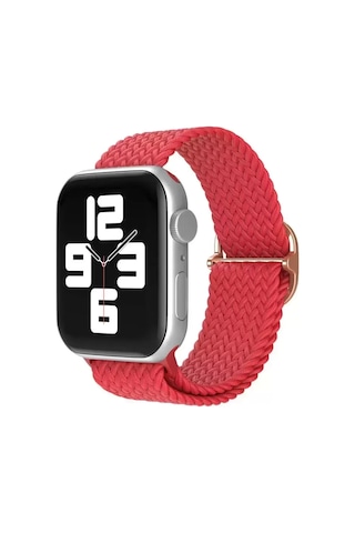 Newface Apple Watch Uyumlu 38mm Star Kordon - Kırmızı