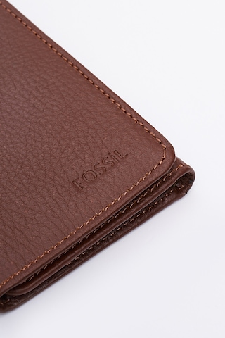 Fossil Hakiki Gerçek Deri Erkek Kartlık Cüzdan Taba 8112 Taba