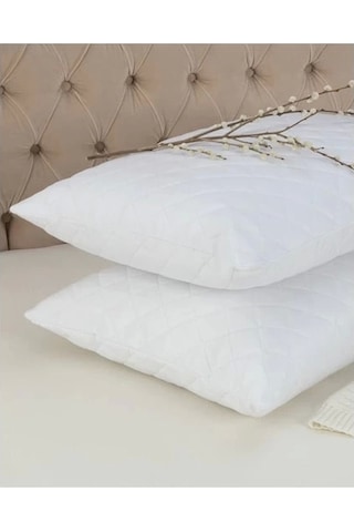 Nivemeshome Elegant Life Sıvı Geçirmez 50x70 Fermuarlı Yastık Alezi Beyaz