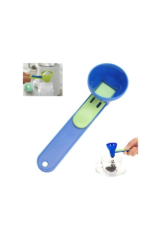 Sn-29959 Kaydırmalı Ayarlı 2in1 Mutfak Ölçü Kaşığı Renkli