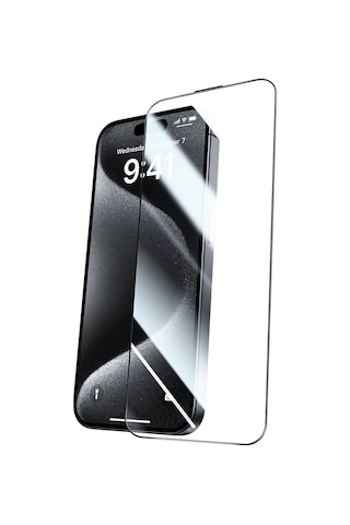 Mcdodo Pf-6863 Apple Uyumlu iPhone 16 Pro Max Şeffaf Kırılmaz Cam