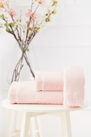 Sadem Organik Pine Havlu 50x90 Cm Açık Pembe