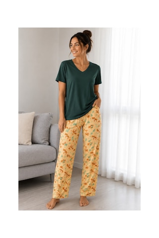 Mixxtrend Kadın Pamuklu Pijama Takımı Çok Renkli