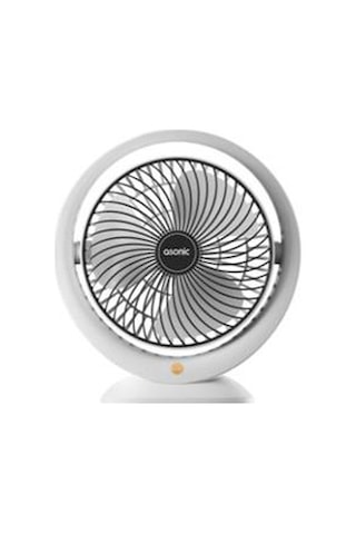 Asonic Afn25 Beyaz-siyah Type-c Masaüstü Usb Fan
