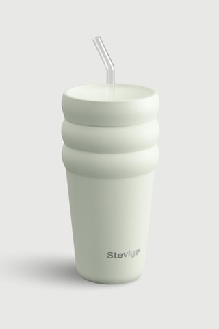 Stevig 3 Bubble Two-cap Straw Tumbler Çelik Termos 600 Ml Lightest Sky St-247 Su Yeşili