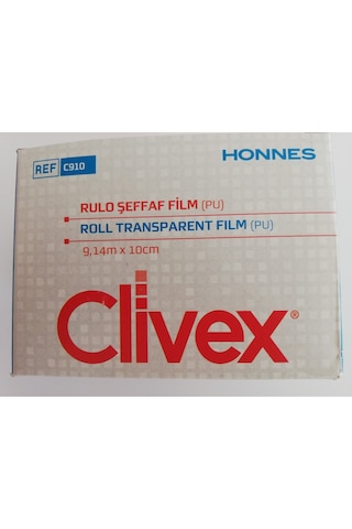 Clivex Rulo Şeffaf Film Pu 9,14 m x 10 cm