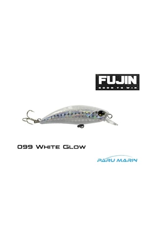 Fujin Ziggy 50Mm Lrf Maket Balık 099 White Glow