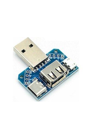USB to Type C Micro Usb Erkek Dişi USB Port Konnektör Şarj Soket