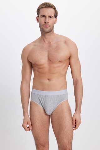 Tudors Erkek 6'lı Paket Likralı Pamuklu Gri Slip Külot-41738 Gri