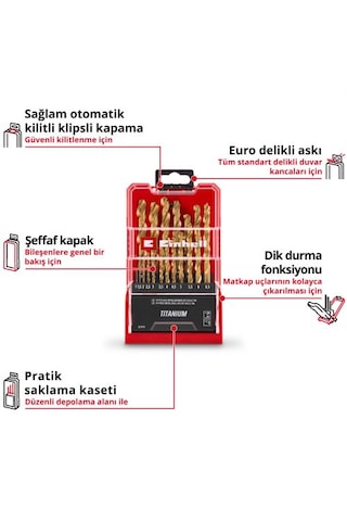 Einhell Metal MatkapUç Seti 19 Parça - 49427019