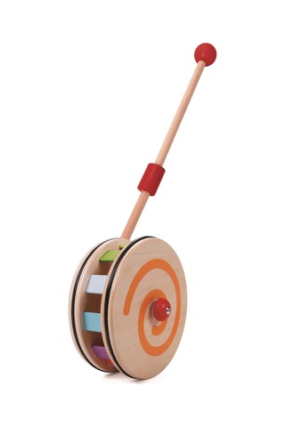 Classic World Ahşap İt-İt Gökkuşağı Tekerlek