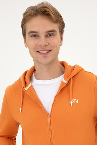 U.S. Polo Assn. Erkek Regular Fit Bakır Şardonlu Örme Hırka 50313755-VR182
