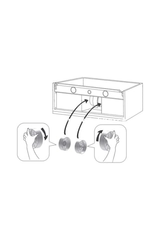 Arçelik P 171 Tb 9209871100 Sürgülü Aspiratör İçin Karbon Filtre 2 Adet
