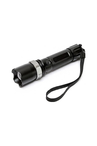 Km-110 Profesyonel Şarjlı El Feneri Ledli+flashlight+zoom Özellikli Aparatlı 6 Parça Full Set