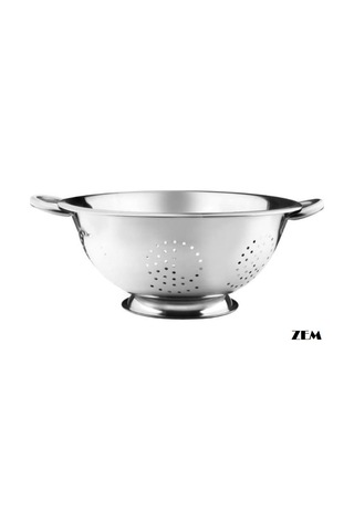 Zem Çelik Makarna Süzgeci 30 Cm