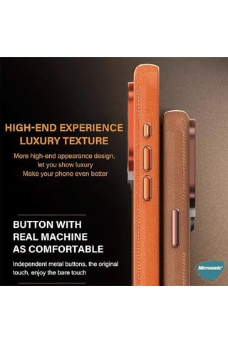 Apple iPhone 15 Plus İçin Kılıf Metalist Leather Mavi Apple iPhone 15 Plus İle Uyumlu Kılıf - Mavi