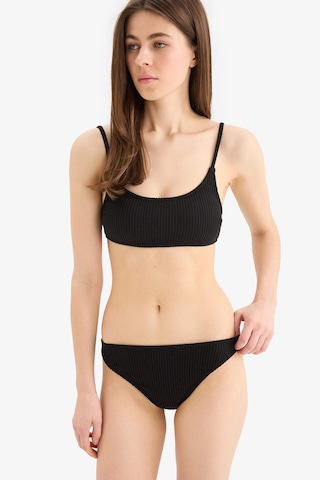 Defacto - Regular Fit Bürümcük Siyah Bikini Üstü B7207AX24SM Siyah