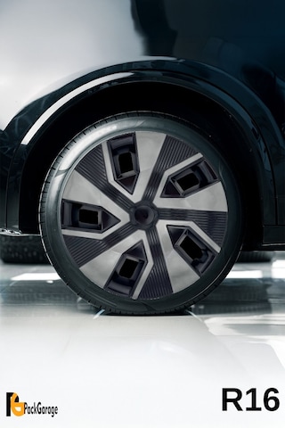 Nissan Qashqai 16'' İnç Jant Kapağı 4 Adet Siyah Füme C114