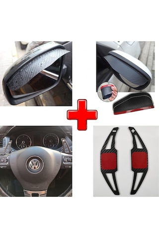 Ford Escort Carbon Ayna Koruyucu + F1 Kulakçık (554128516)